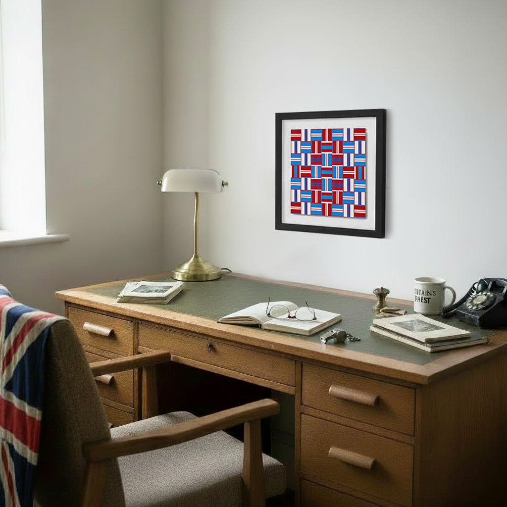 Weave of Honour handcrafted ribbon wall art display